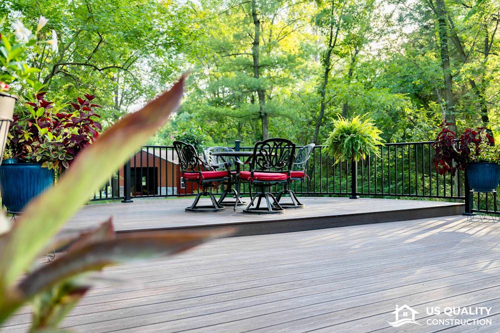 Custom Deck Design with Built-In Pool