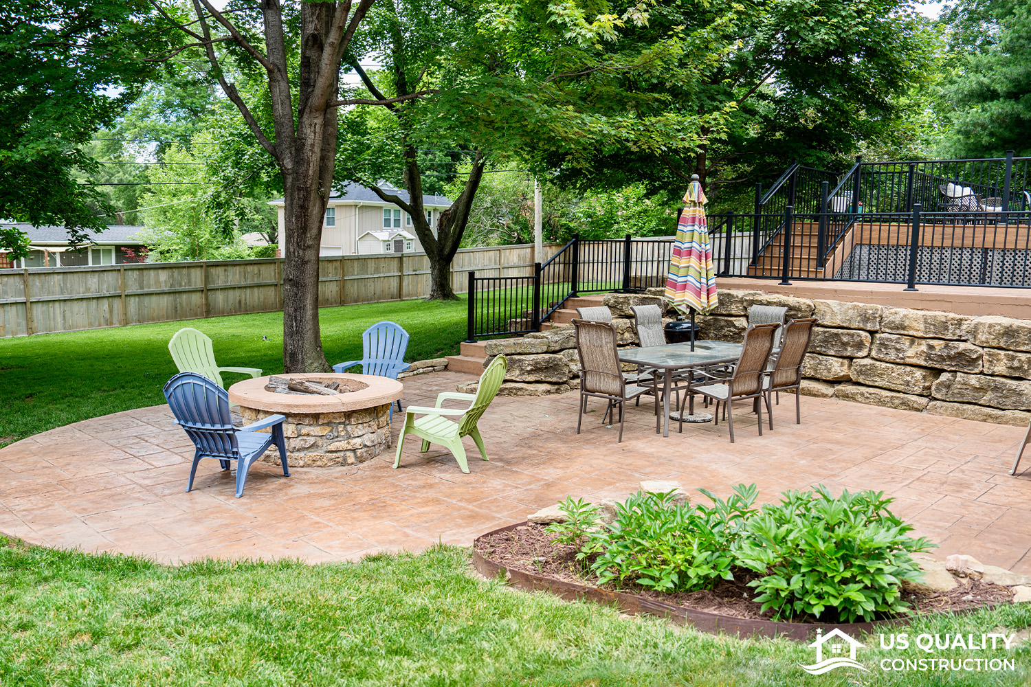 Deck Rebuild and Patio Hardscape Update