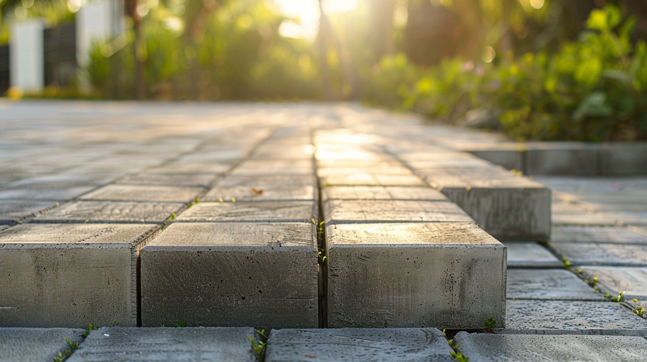 concrete deck blocks photo