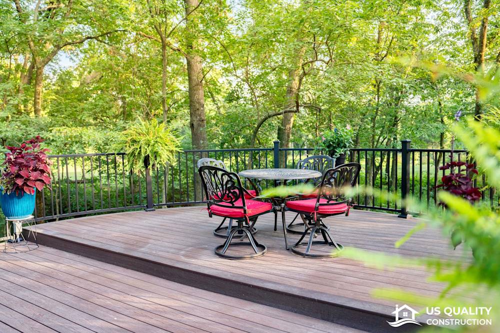 Custom Deck Design with Built-In Pool
