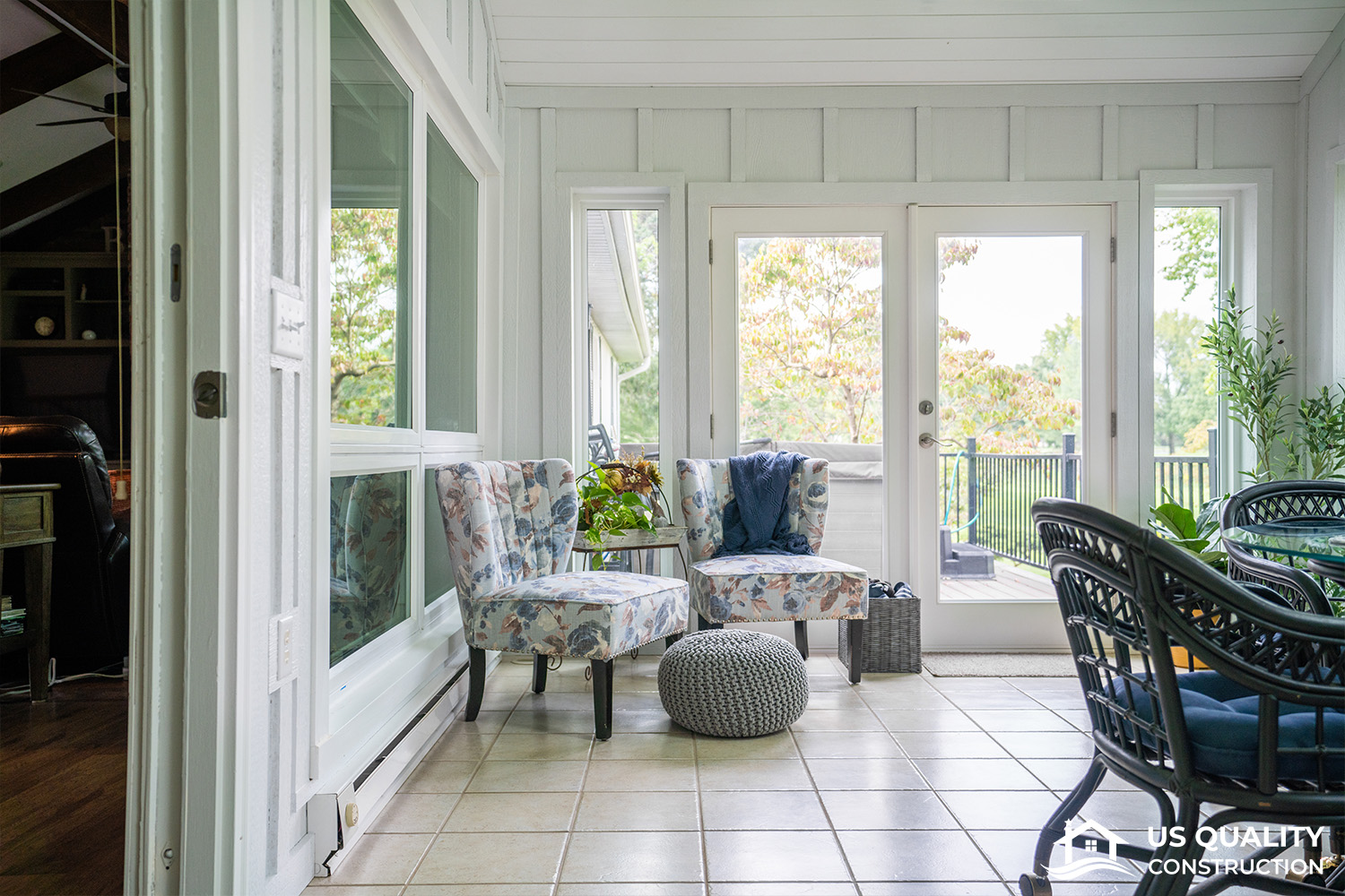 Windows, Patio Doors & deck replacement with Roof Addition