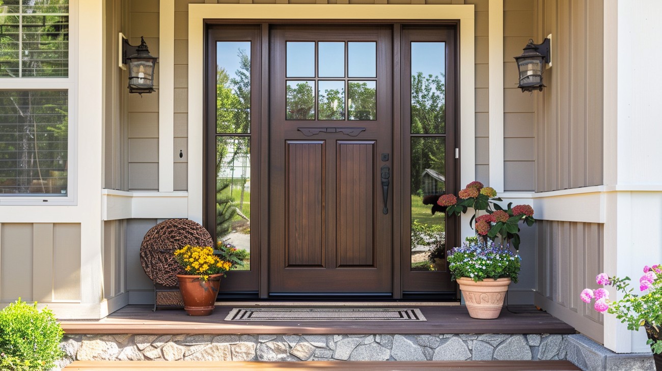 front door installation photo