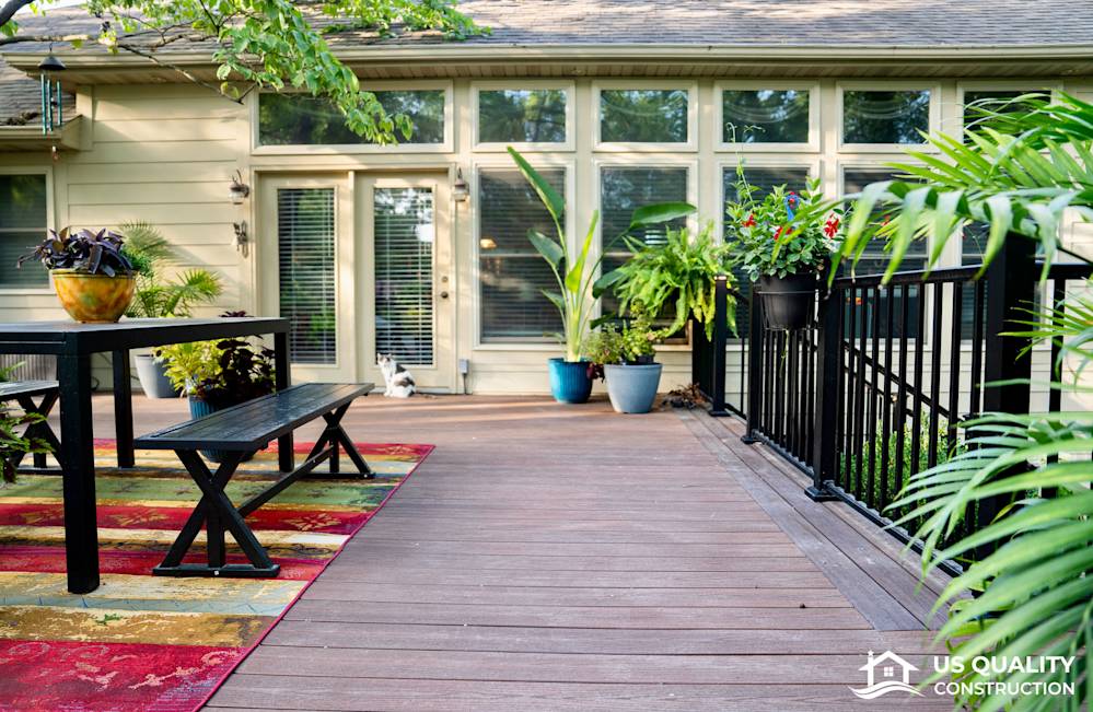 Custom Deck Design with Built-In Pool