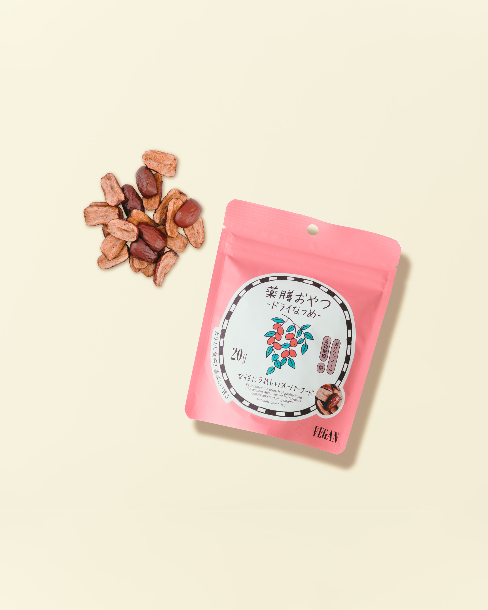 Vegan Snack with Mindfulness – Zen Snack Crunchy Jujube Brown