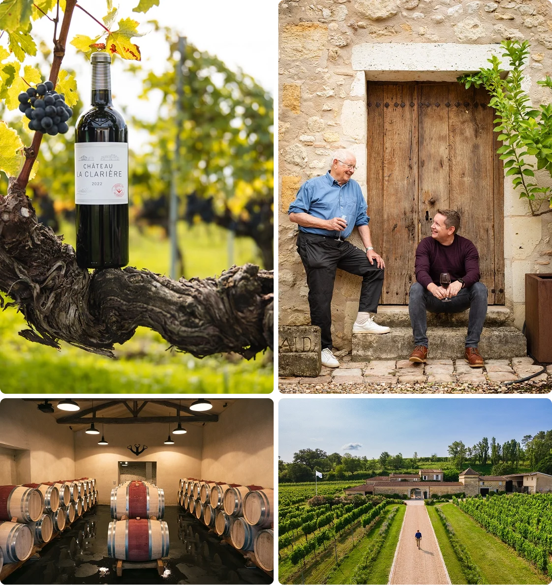 Vineyard Partners - La Clariere - Intro section grid image