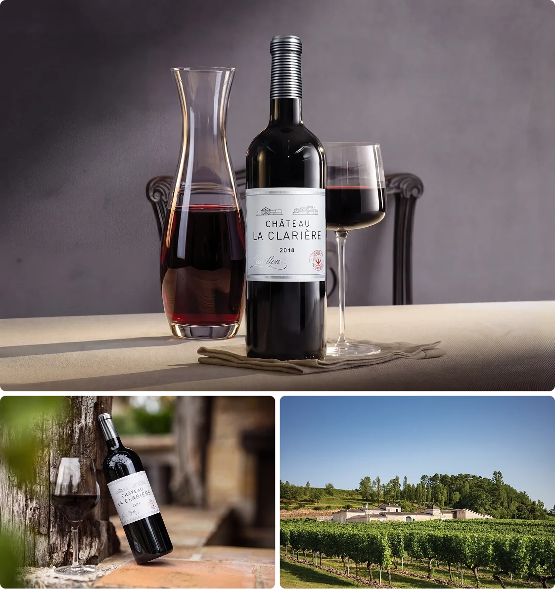 Vineyard Partners - La Clariere - Intro section grid image