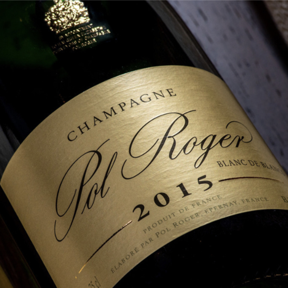 pol roger champagne bottle