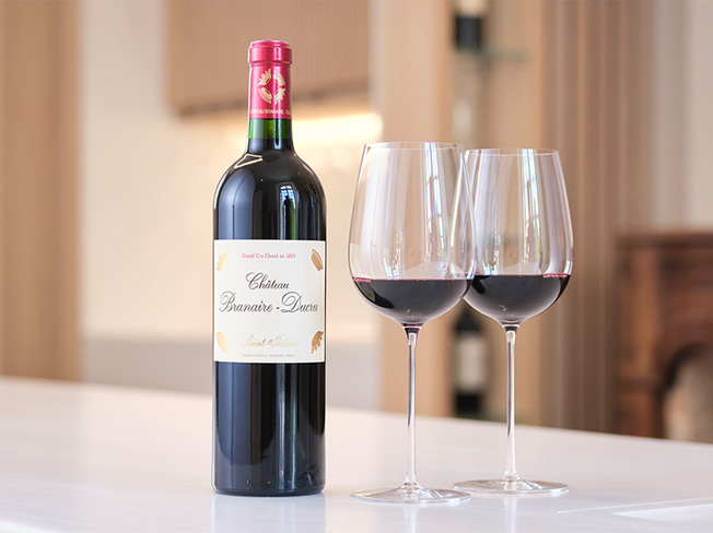 A bottle of Château Branaire Ducru, 4ème Cru Classé, St Julien