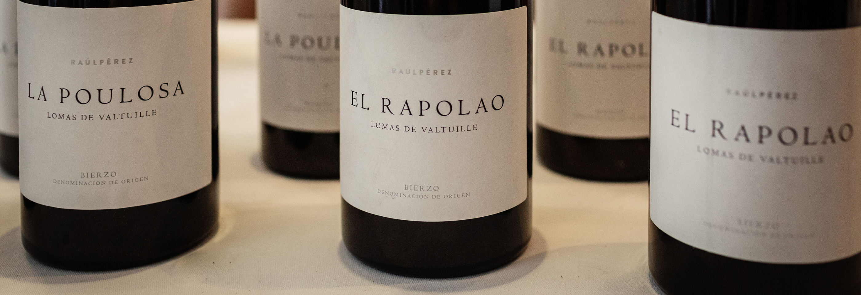 several bottles of El Rapolao 2020 on a table