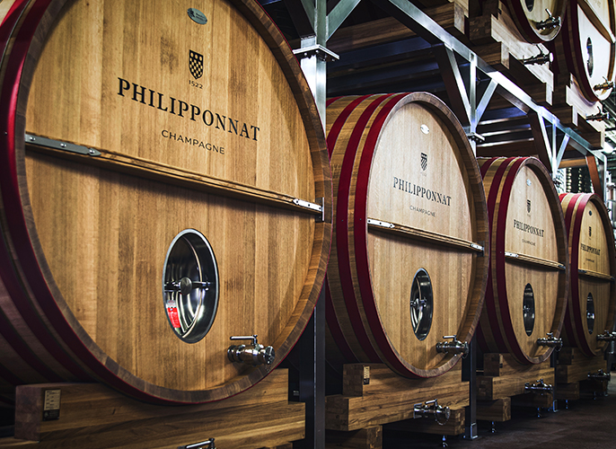 Champagne barrels 