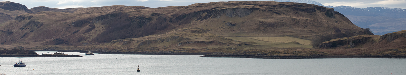 Oban mountainous landscape near the sea