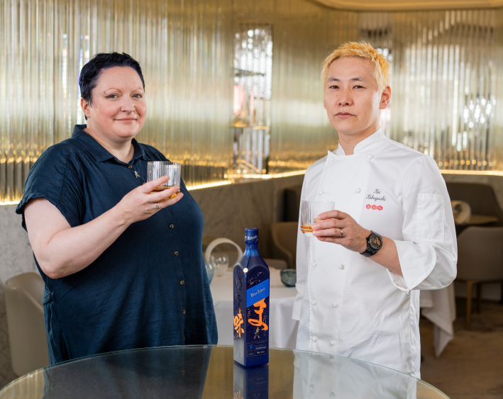 Chef Kei and Emma Walker