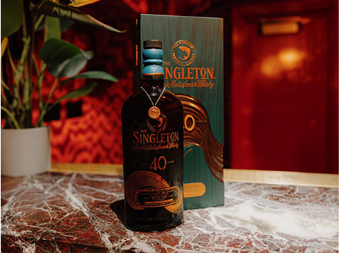 A bottle of Singleton 40 Years old