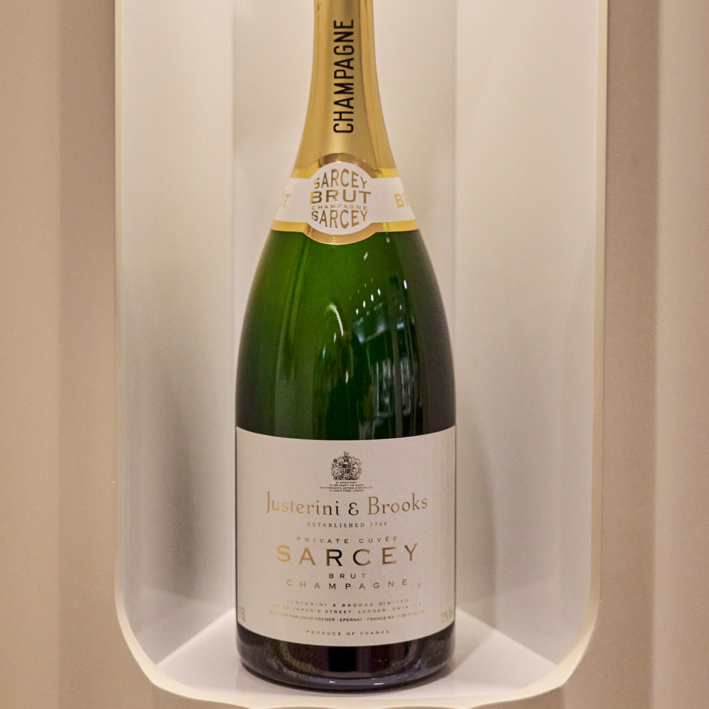 Large bottle of J&B Sarcey