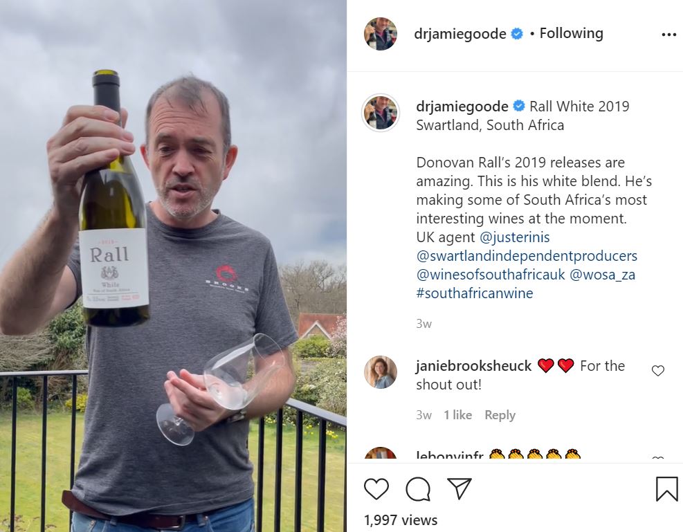 Screenshots of social media posts