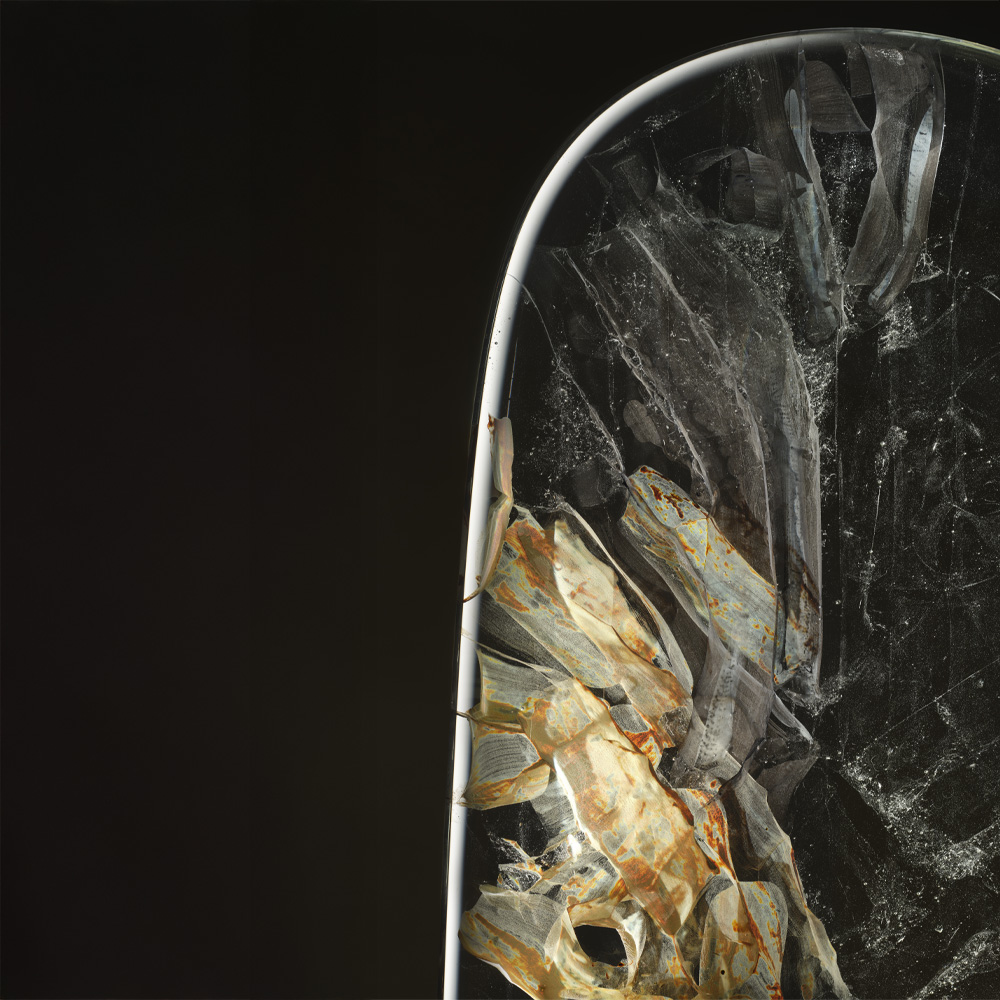 Bronze Plinth - Smoke statue