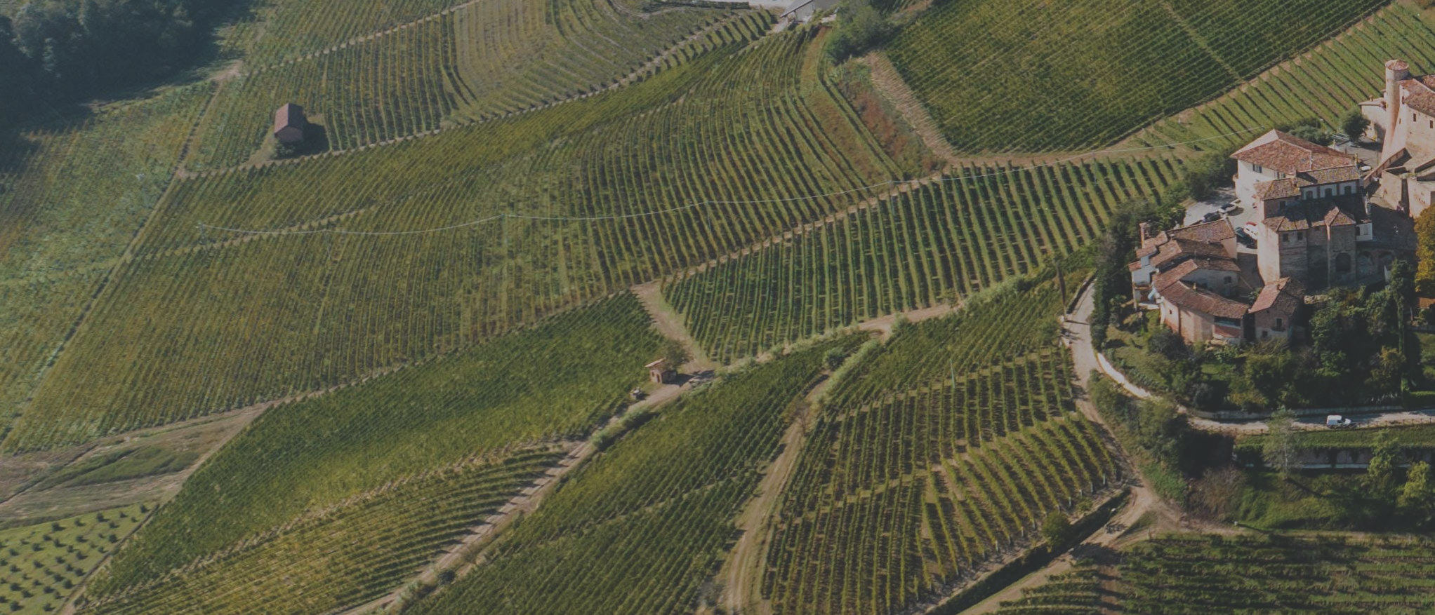 Arial view of Piedmont region