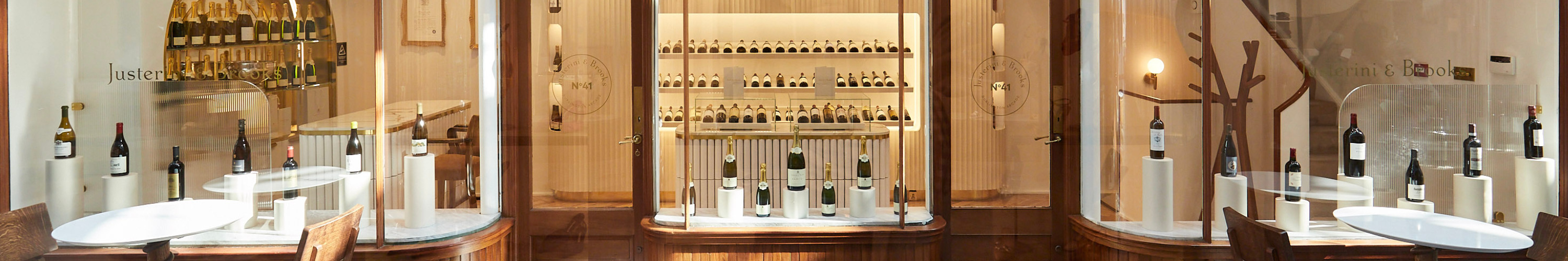 store front of justerinis and brooks