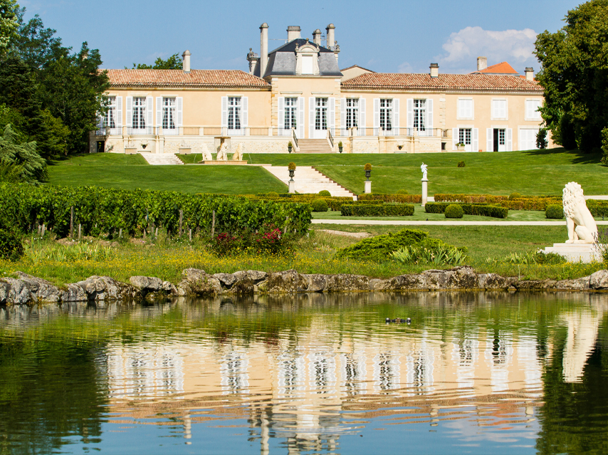leoville las cases and surrounding gardens