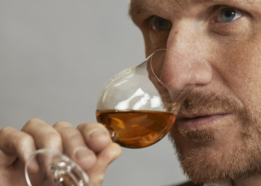 Drinking whisky