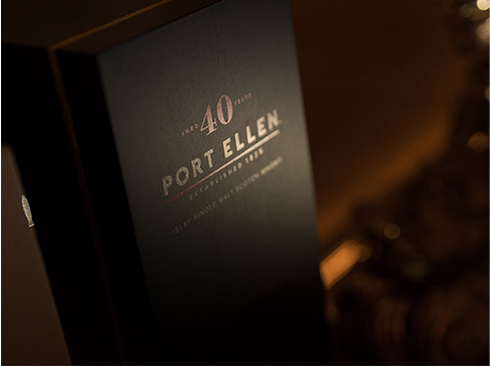 A box of Port Ellen 40 Year Old