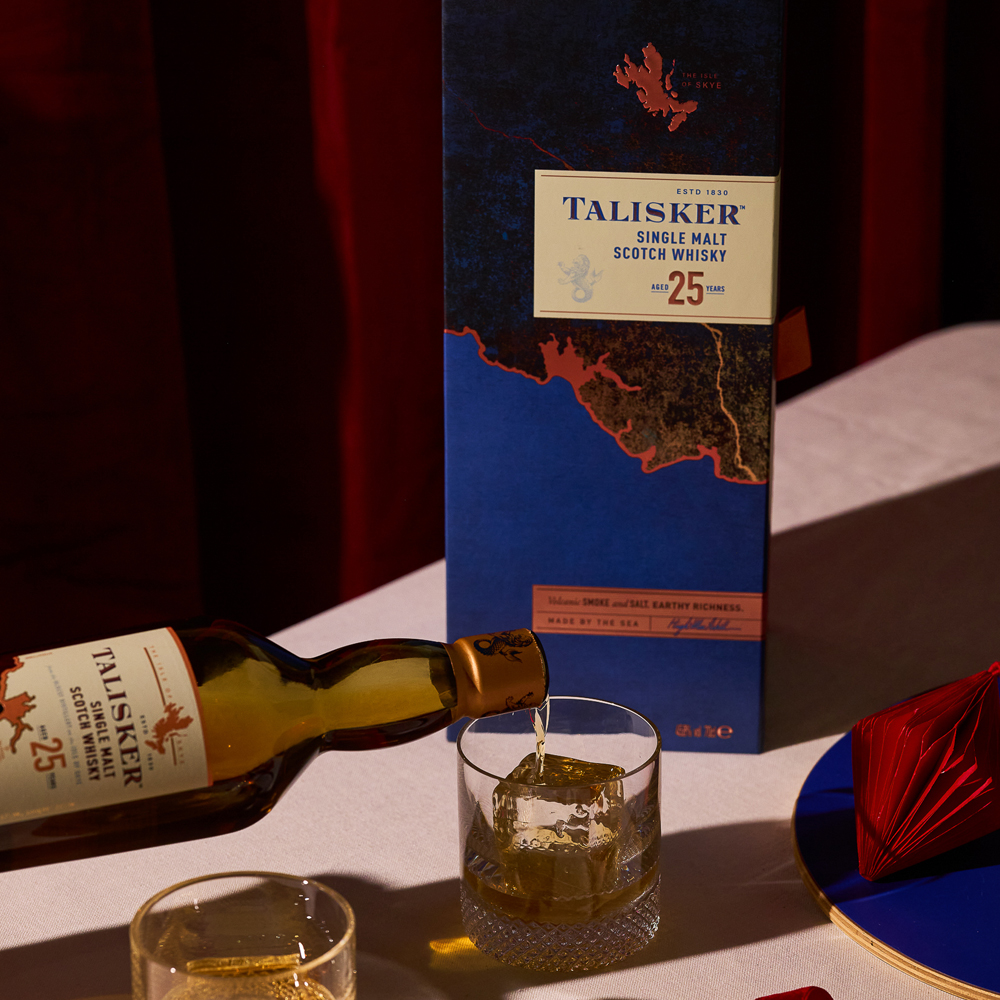 bottle of festive whisky