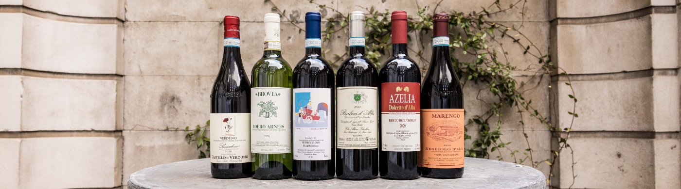 A row of bottles