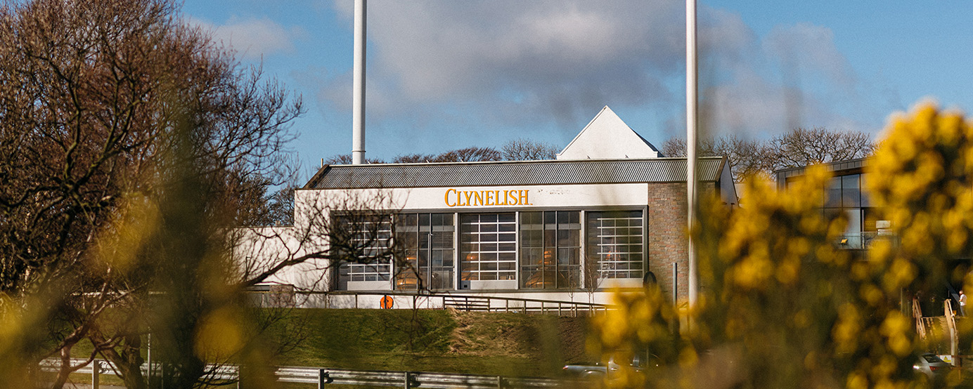 Outside the Clynelish Distillery