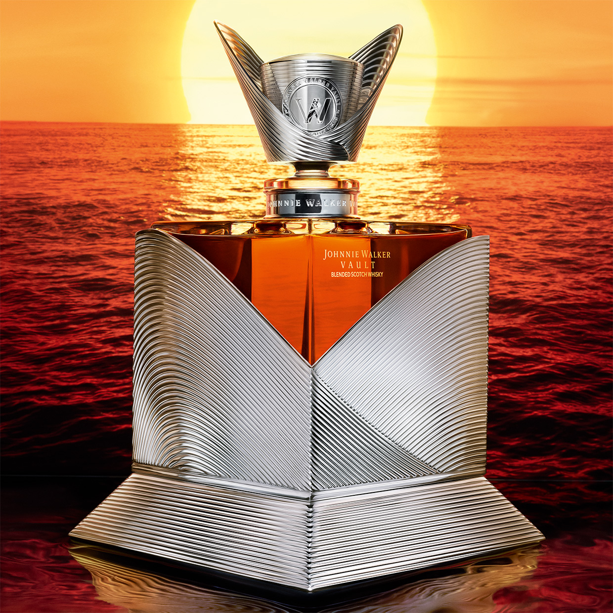 Johnnie Walker Vault x Olivier Rousteing collaboration bottle for Couture Expression: Summer