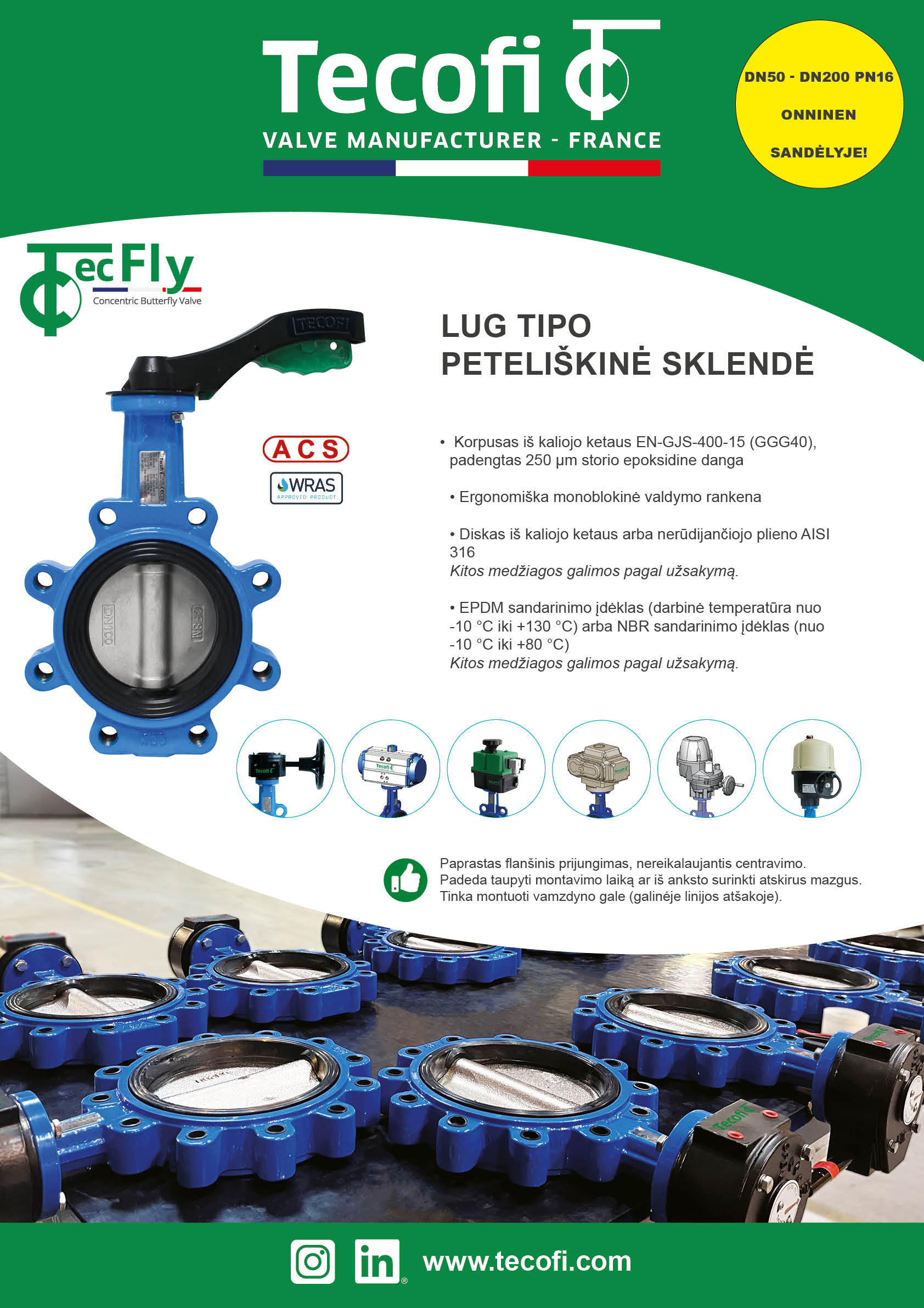 Poster - TECFLY Butterfly valve