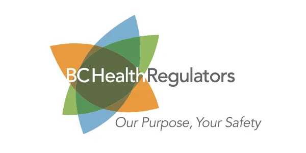 Logo for organization representing BC health regulators
