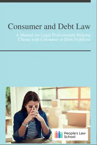 Consumer and Debt Law manual cover