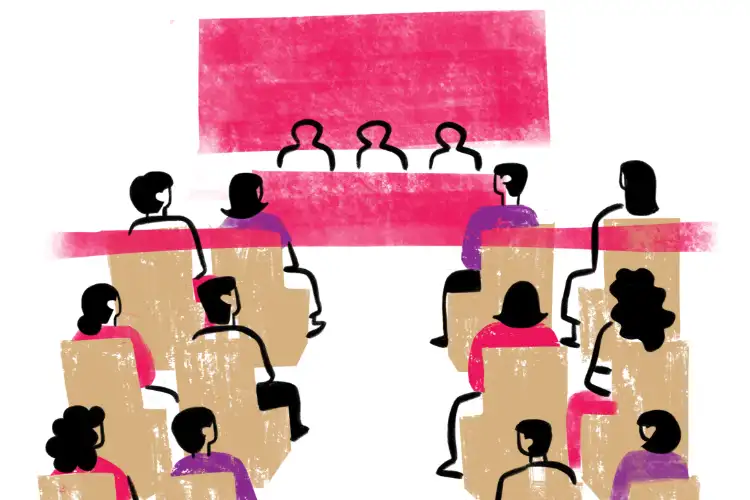 Illustration of conference
