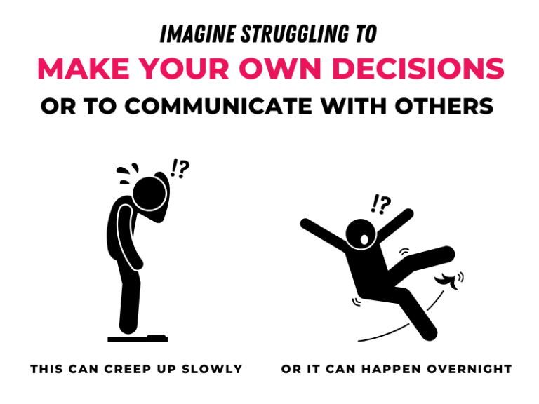 Imagine not being able to make decisions