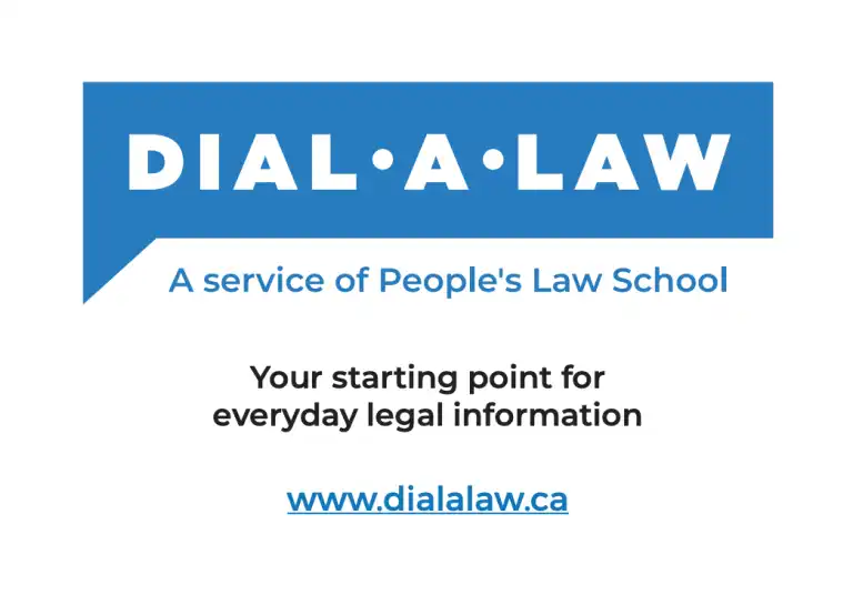 Cover of postcard for Dial-A-Law