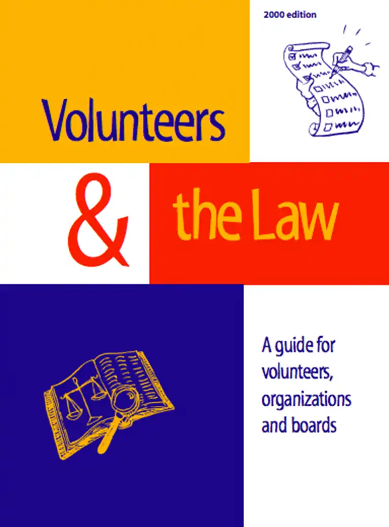 Volunteers and the Law booklet cover image