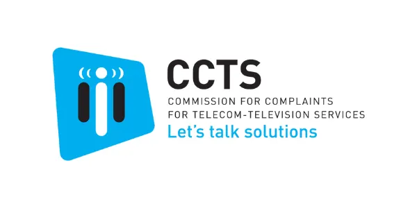Commission for Complaints for Telecom-Television Services (CCTS) logo