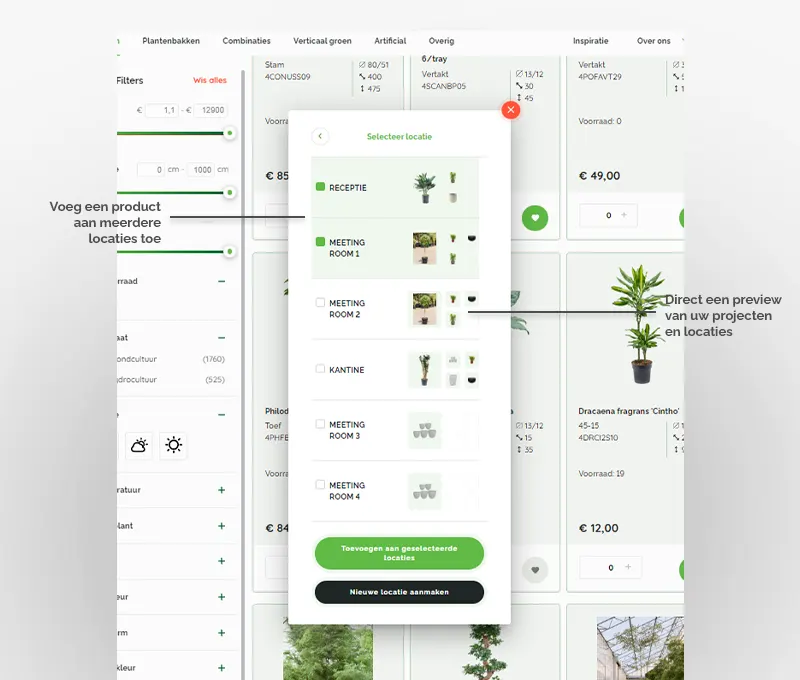 My projects fase 2.1 toevoegen aan meerdere locaties