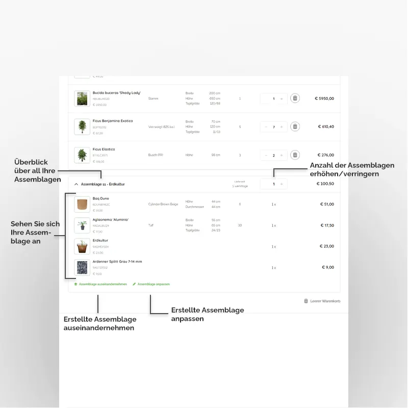 PP assemblage screen 4 - DE