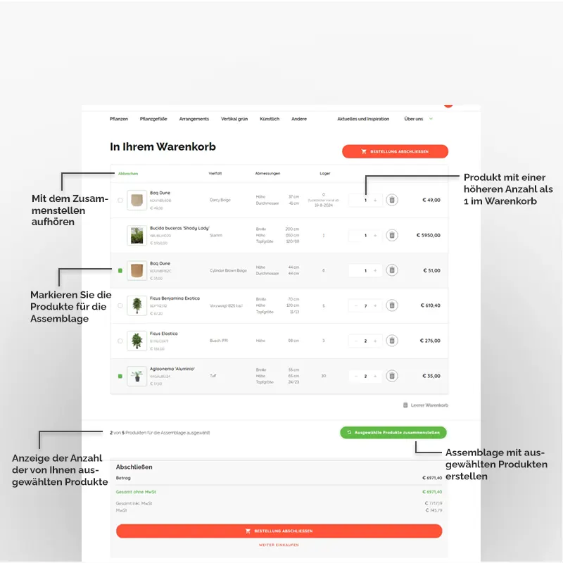 PP assemblage screen 2 - DE