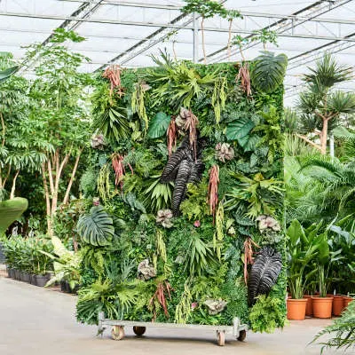 Verticaal groen artificial wand 