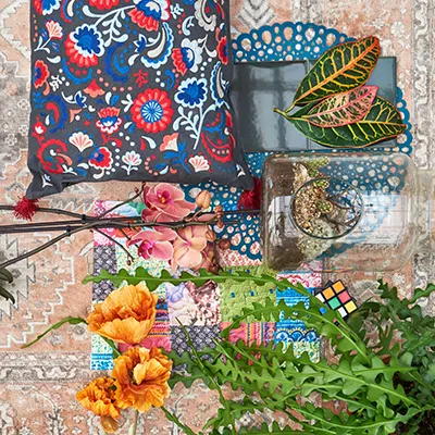 Vintage Folklore flatlay
