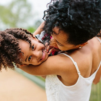 Family coming together using Young Living Products