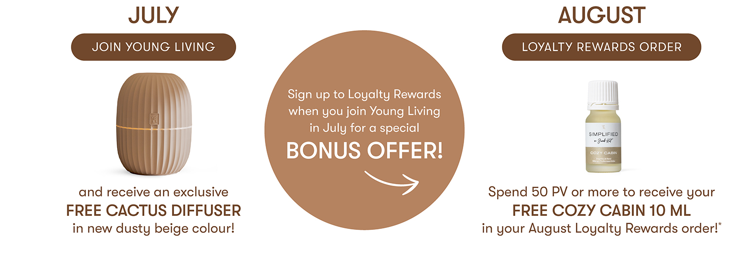 JOIN YOUNG LIVING In July
