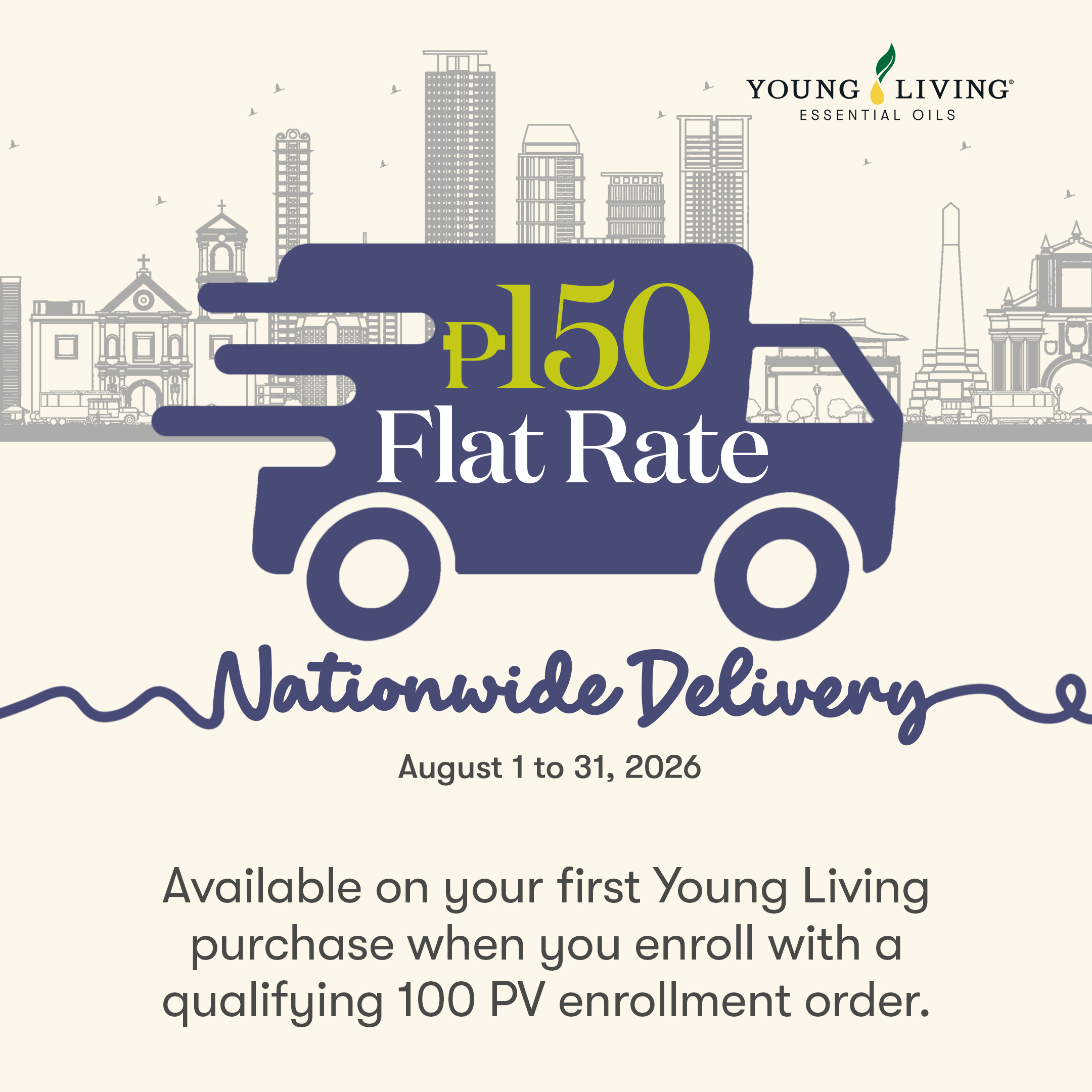 Flat Rate Nationwide Delivery