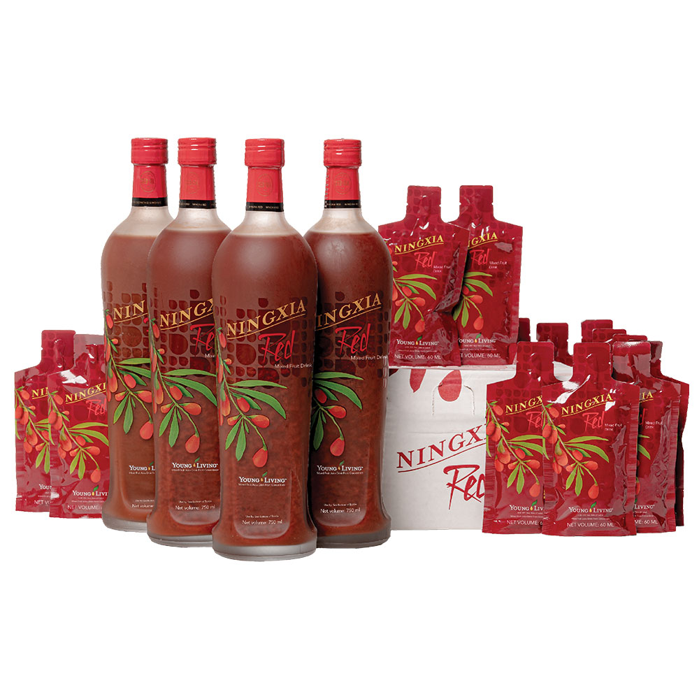 NingXia Red 4pk and NingXia Red Singles Sachet