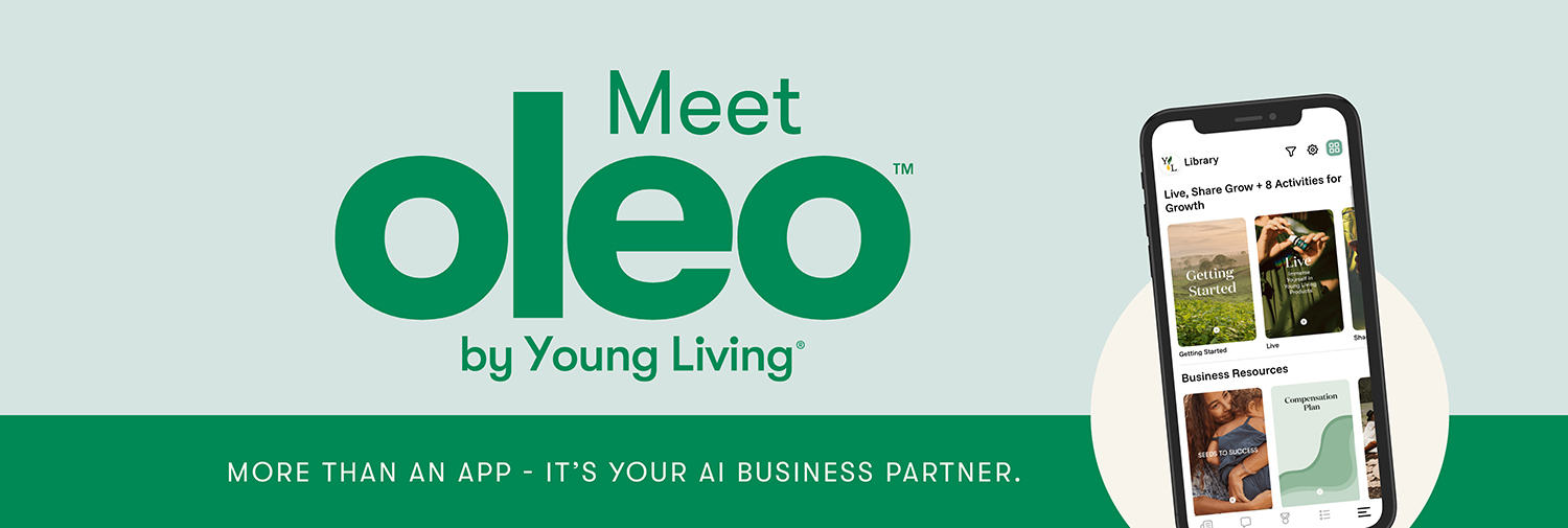 Meet Oleo by Young Living banner
