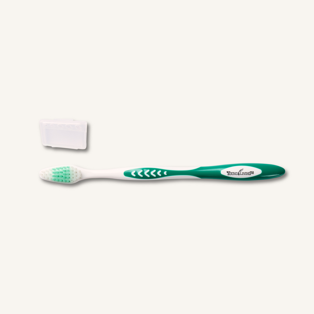 Young Living® toothbrush with logo | Young Living Essential Oils