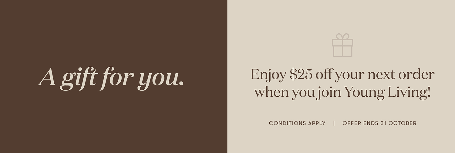 Young Living enrolment promotion – and enjoy $25 OFF your next order!