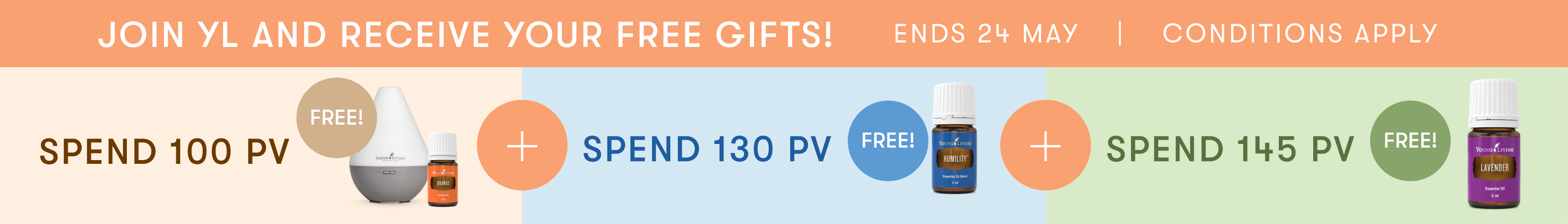 Free Diffuser - Enrolment Promotion